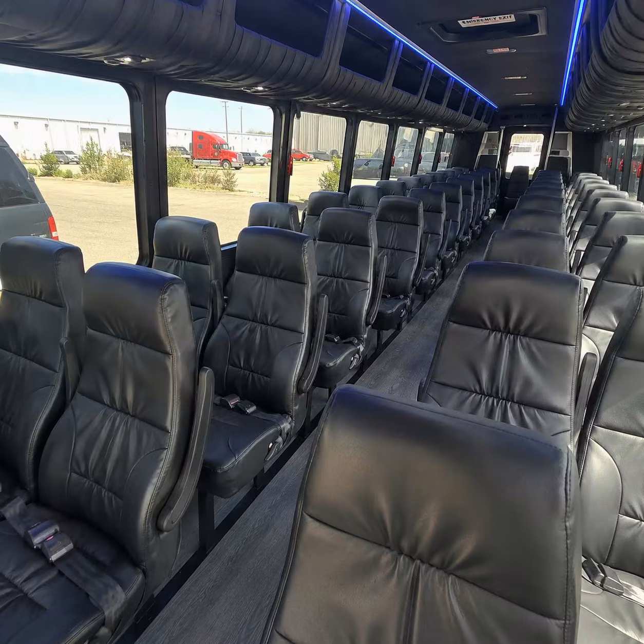 25 passenger minibus interior