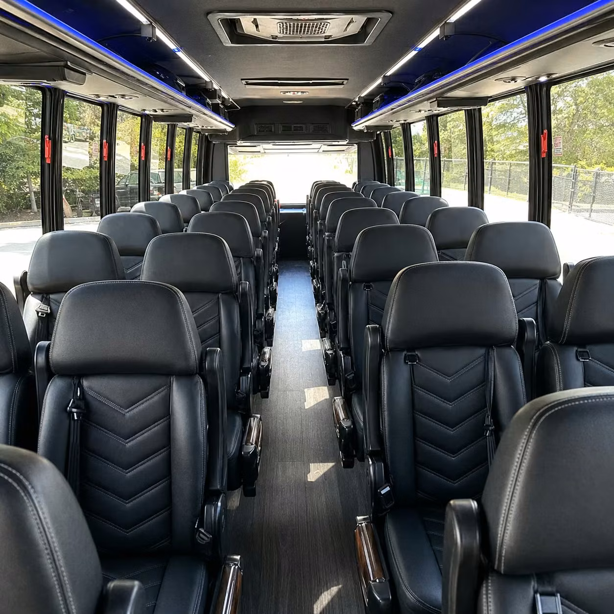 30 passenger minibus interior
