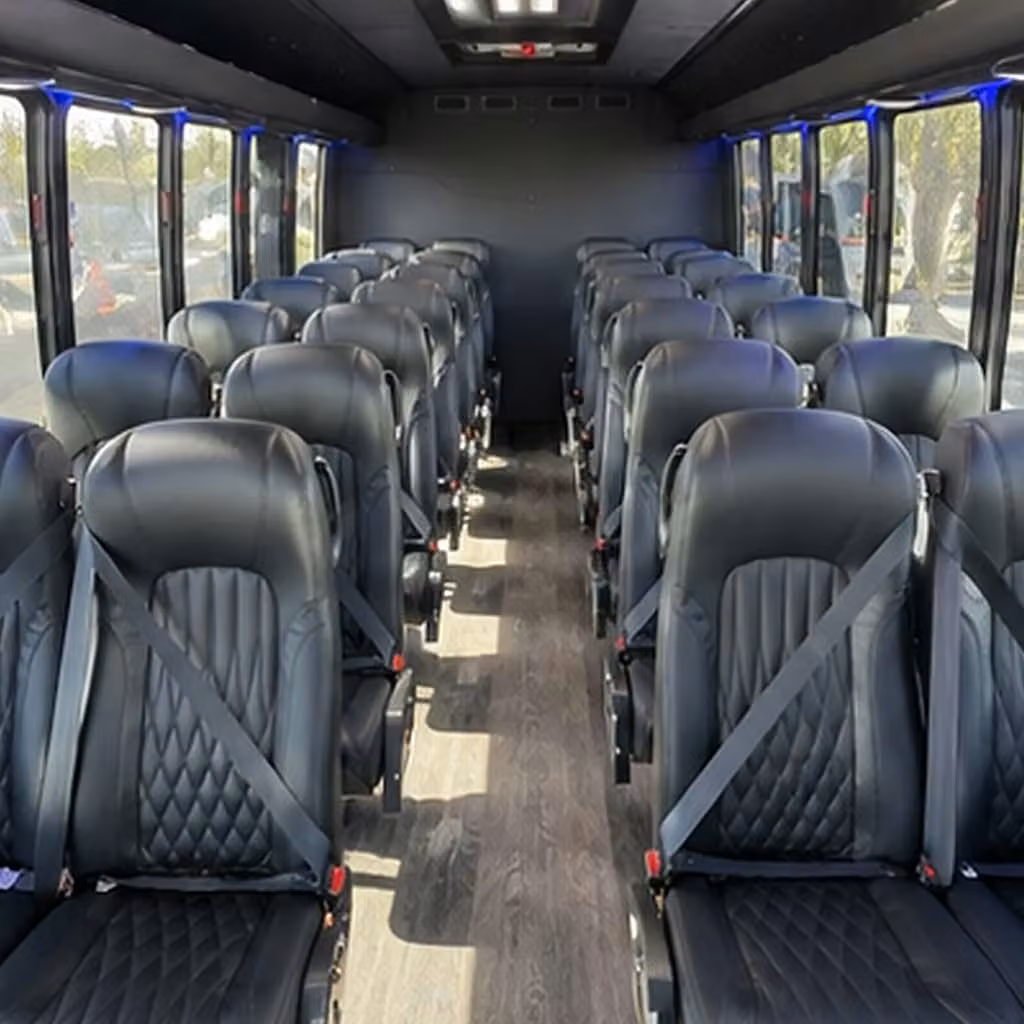 35 passenger minibus inside